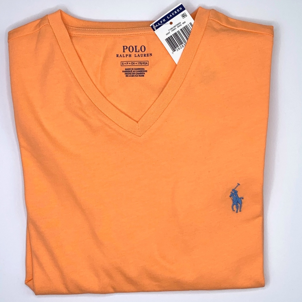 Polo Ralph Lauren V Neck Short Sleeve T-Shirt